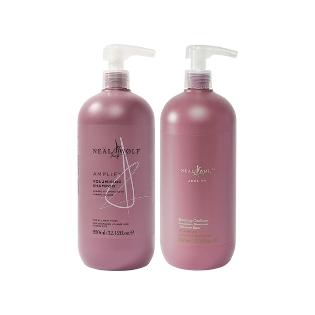 Amplify Body & Soul Volumising Shampoo & Conditioner 950ml Duo