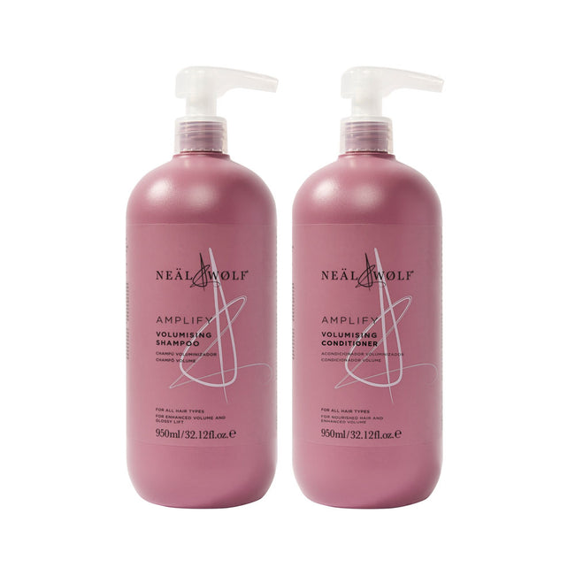 Amplify Body & Soul Volumising Shampoo & Conditioner 950ml Duo