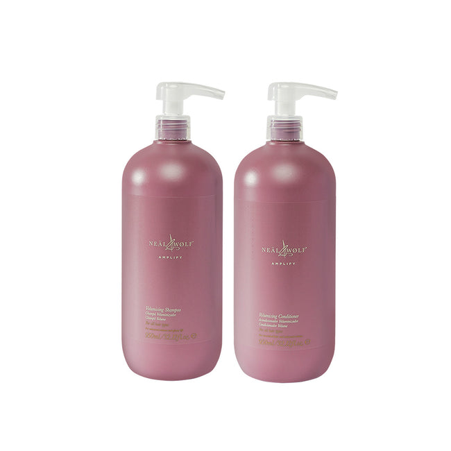 Amplify Body & Soul Volumising Shampoo & Conditioner 950ml Duo