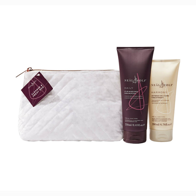 CLEANSE & TREAT Collection Daily Shampoo & Harmony Treatment Gift Set