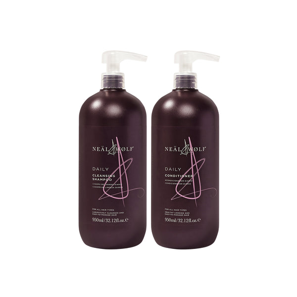 Clean & Care Daily Shampoo & Conditioner 950ml Duo