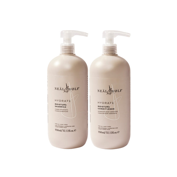 HYDRATE Nourish & Restore Hydrate Shampoo & Conditioner 950ml Duo