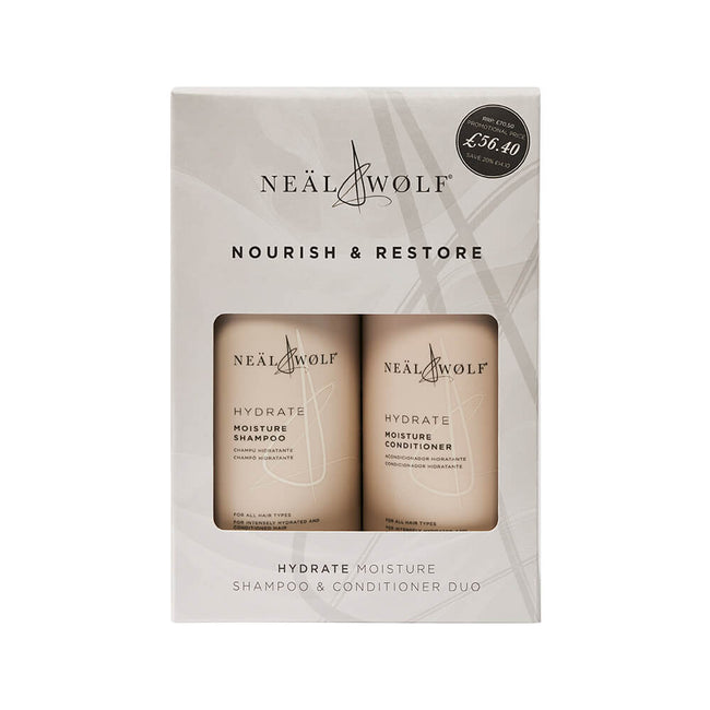 HYDRATE Nourish & Restore Hydrate Shampoo & Conditioner 950ml Duo