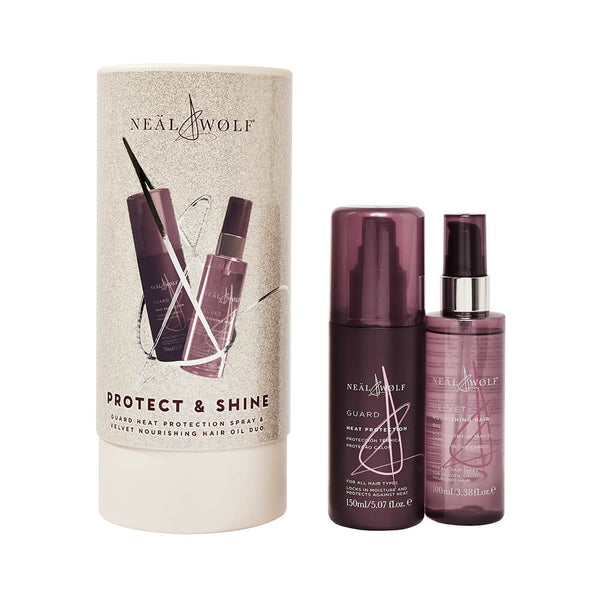 PROTECT & SHINE Collection Heat Protection Spray & Nourishing Hair Oil Gift Set